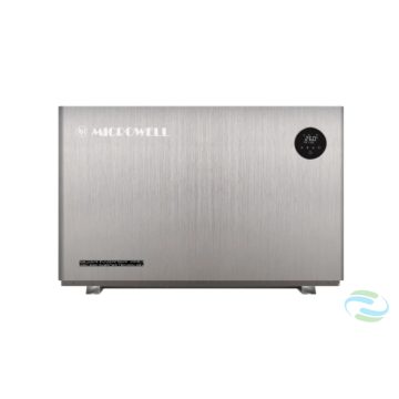   Microwell HP-1100 Silver Inverter Pro kompakt inverter medence-hőszivattyú R32-es gázzal, 12,2Kw teljesítménnyel