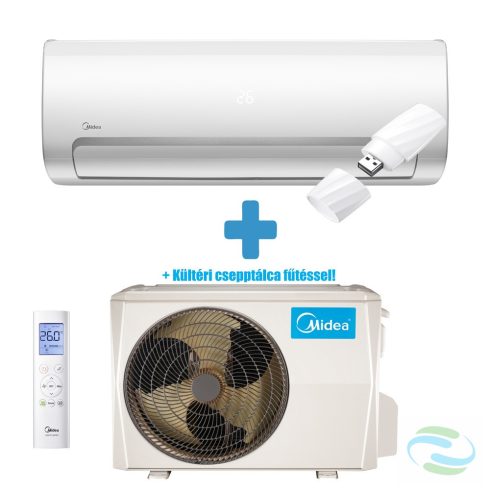 Midea Mission-2 MA-12N8D6-SP-WIFI  egész éves használatra tervezett Inverteres oldalfali split klíma