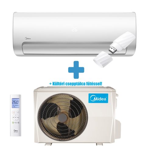 Midea Mission 2 Inverteres oldalfali split klíma 5,3 kW teljesítménnyel