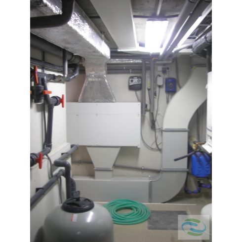 Microwell DRY-300-Metal kisebb méretű légcsatorna rendszerekhez uszodai páramentesítő berendezés