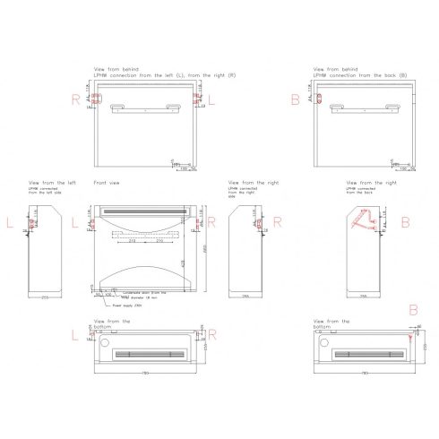 Microwell DRY-LPHWV Levegő fűtés fűtőkör vezérléssel ellátva