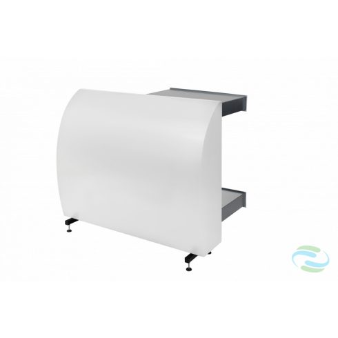 Microwell DRY-800-Metal kompakt falra és falon keresztül szerelhető uszoda páramentesítő