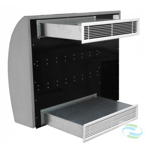 Microwell DRY-800-Metal kompakt falra és falon keresztül szerelhető uszoda páramentesítő