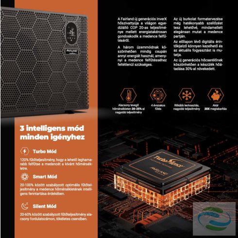 INVERX 26 medence-fűtése-hőszivattyúval